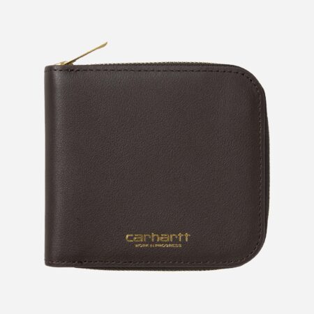Carhartt WIP Leather Wallet - Tobacco/Gold