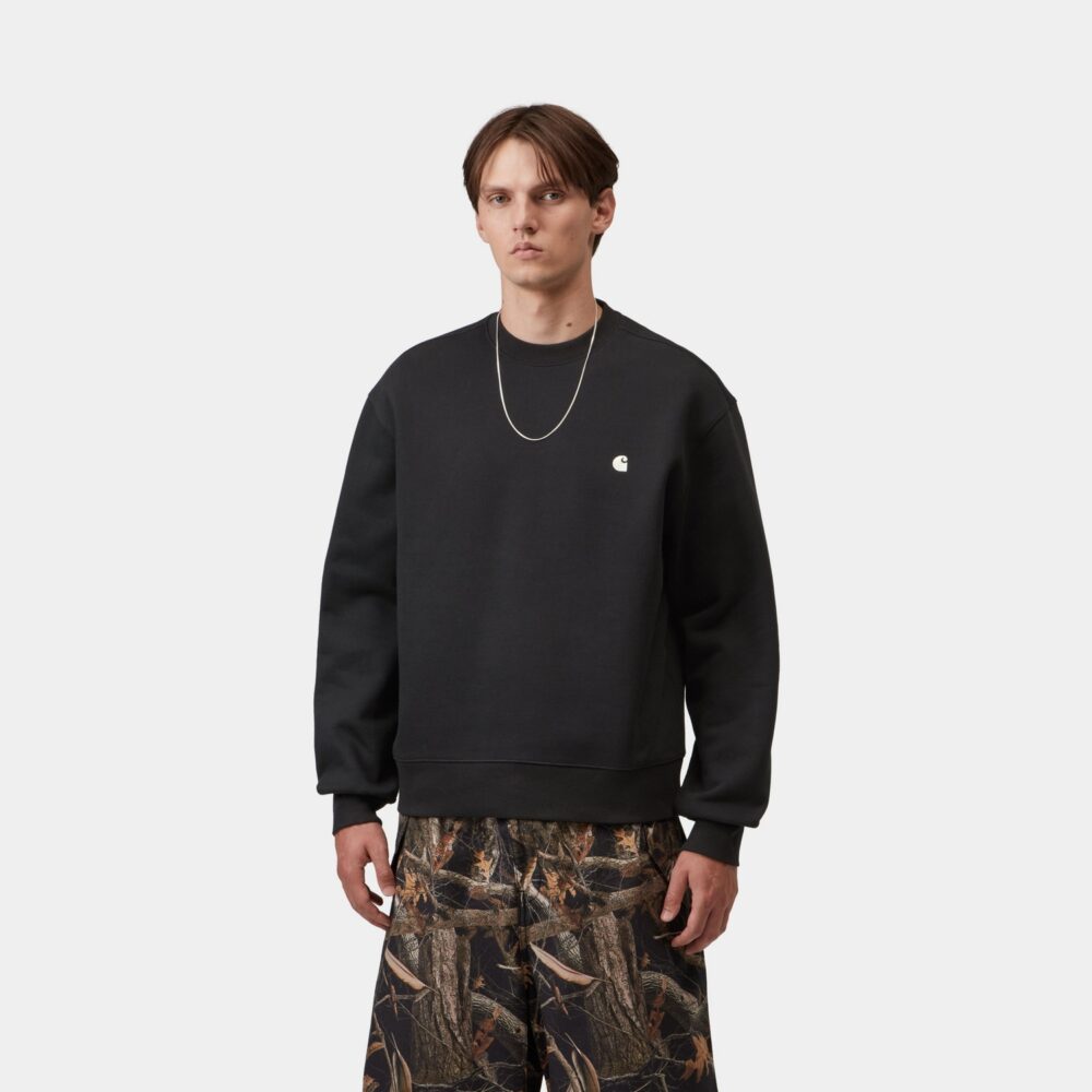 Carhartt WIP Mack Sweatshirt - Black/Wax Carhartt WIP Mack Sweatshirt - Black/Wax