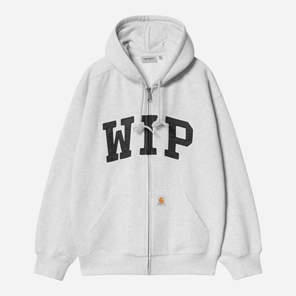 Carhartt WIP WIP Zip Hoodie - Ash Heather/Stone Washed Carhartt WIP WIP Zip Hoodie - Ash Heather/Stone Washed