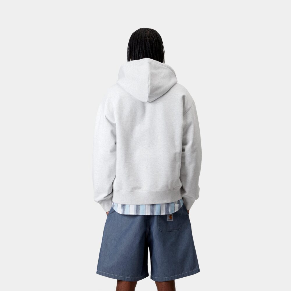 Carhartt WIP WIP Zip Hoodie - Ash Heather/Stone Washed Carhartt WIP WIP Zip Hoodie - Ash Heather/Stone Washed