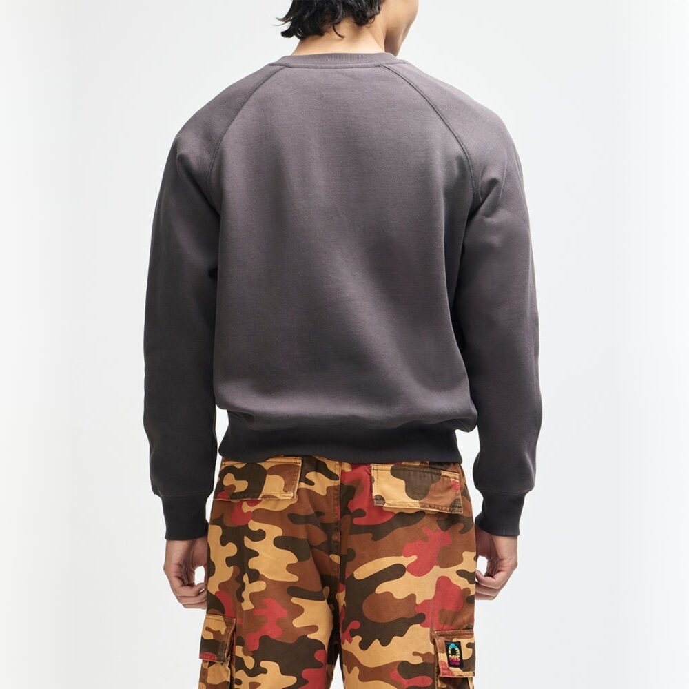 Deus Ex Machina Bad Sign Crew Sweatshirt - Anthracite Grey