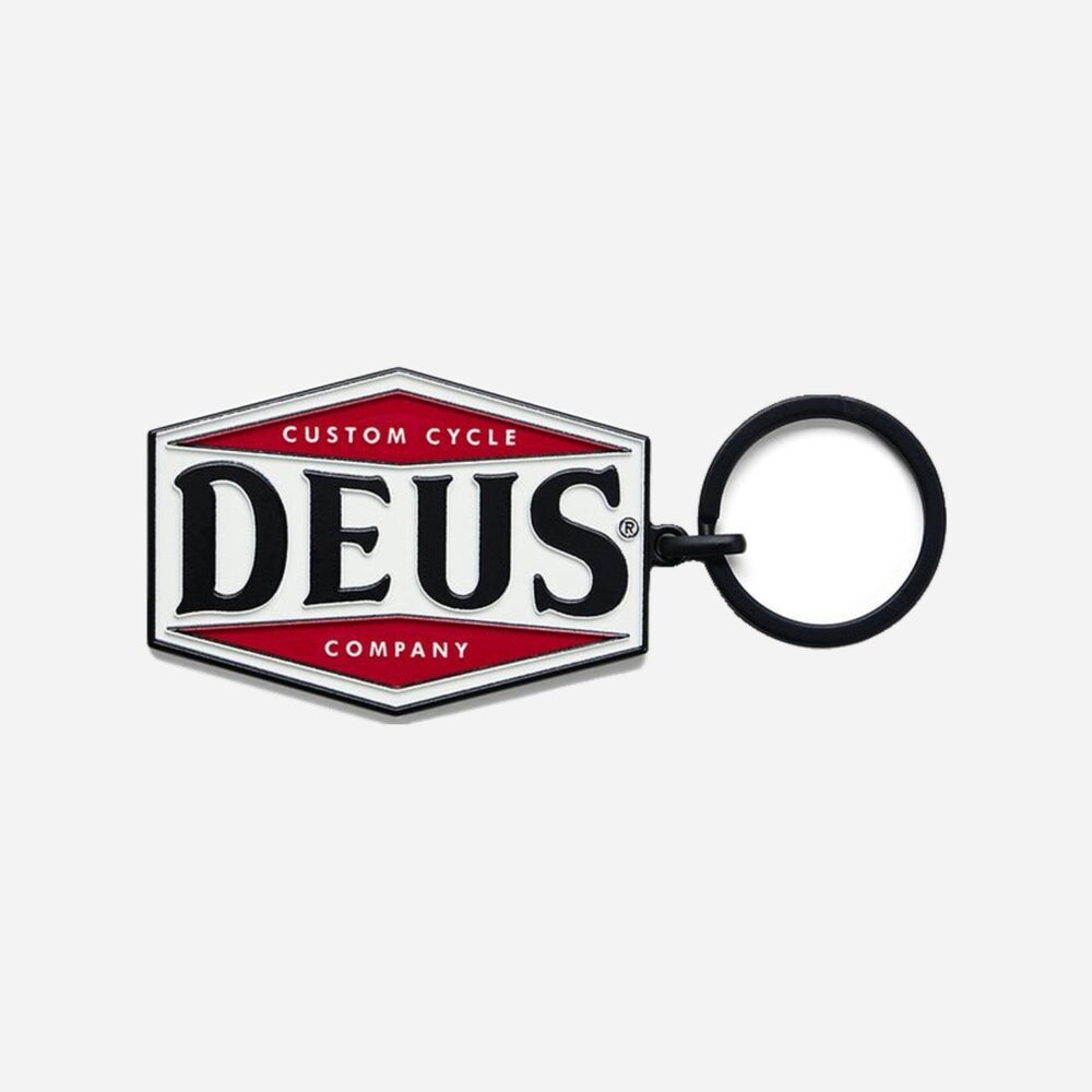 Deus Ex Machina Balsa Key Tag - Red-White