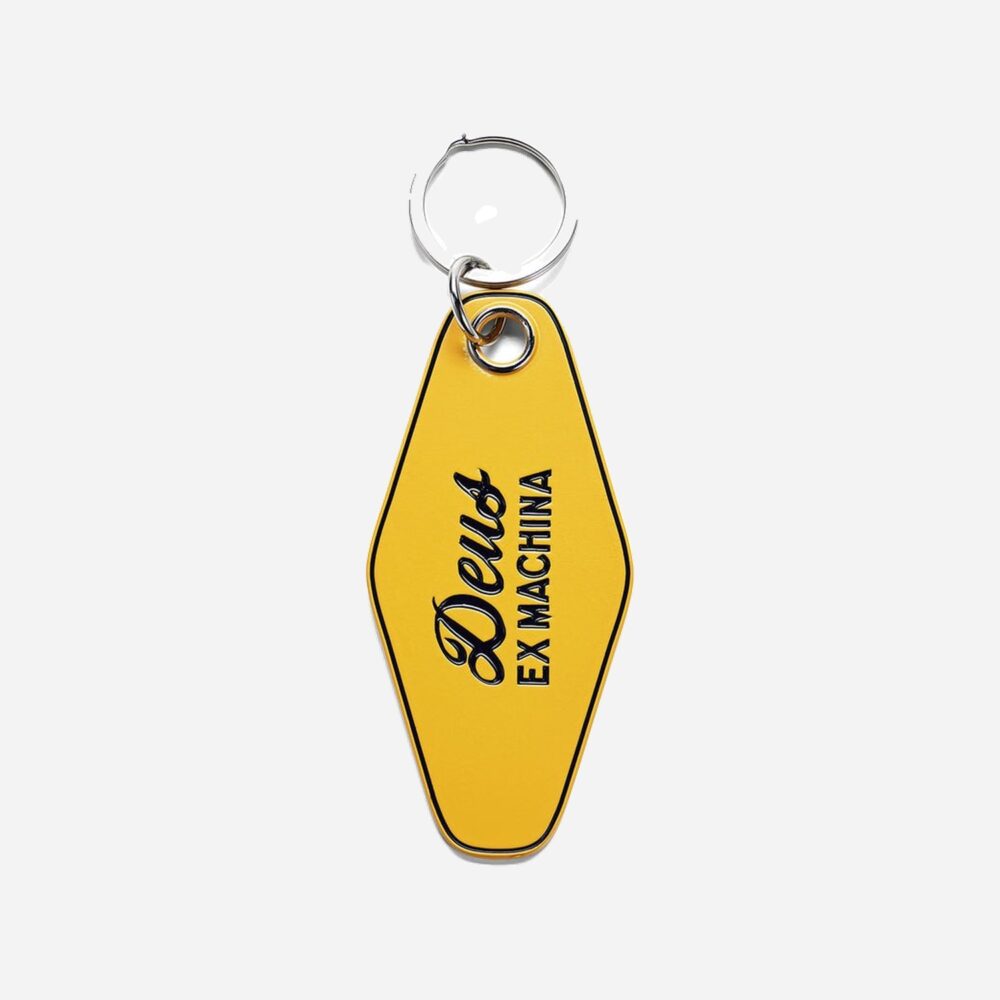 Deus Ex Machina Biarritz Key Tag - Radiant Yellow Deus Ex Machina Biarritz Key Tag - Radiant Yellow