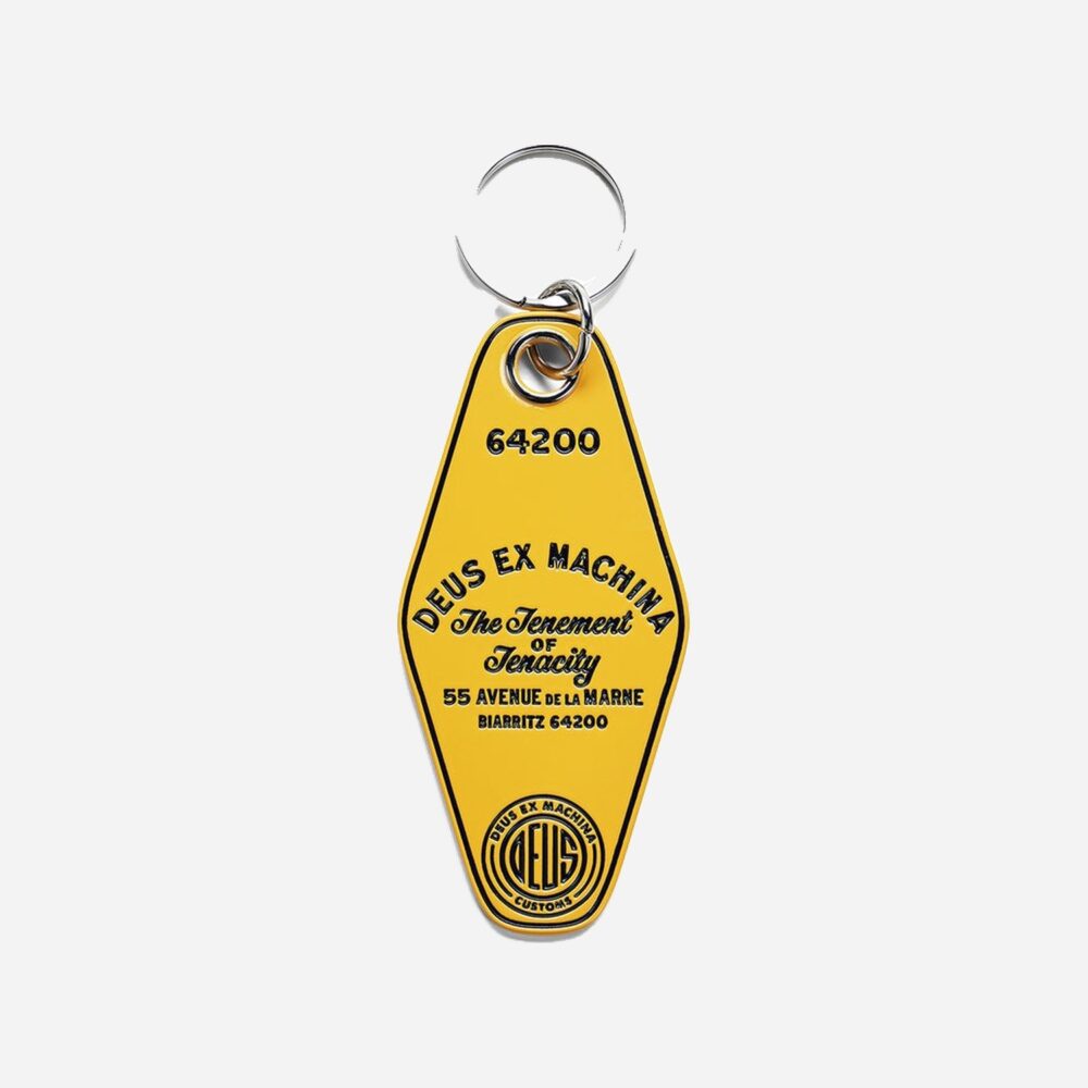 Deus Ex Machina Biarritz Key Tag - Radiant Yellow