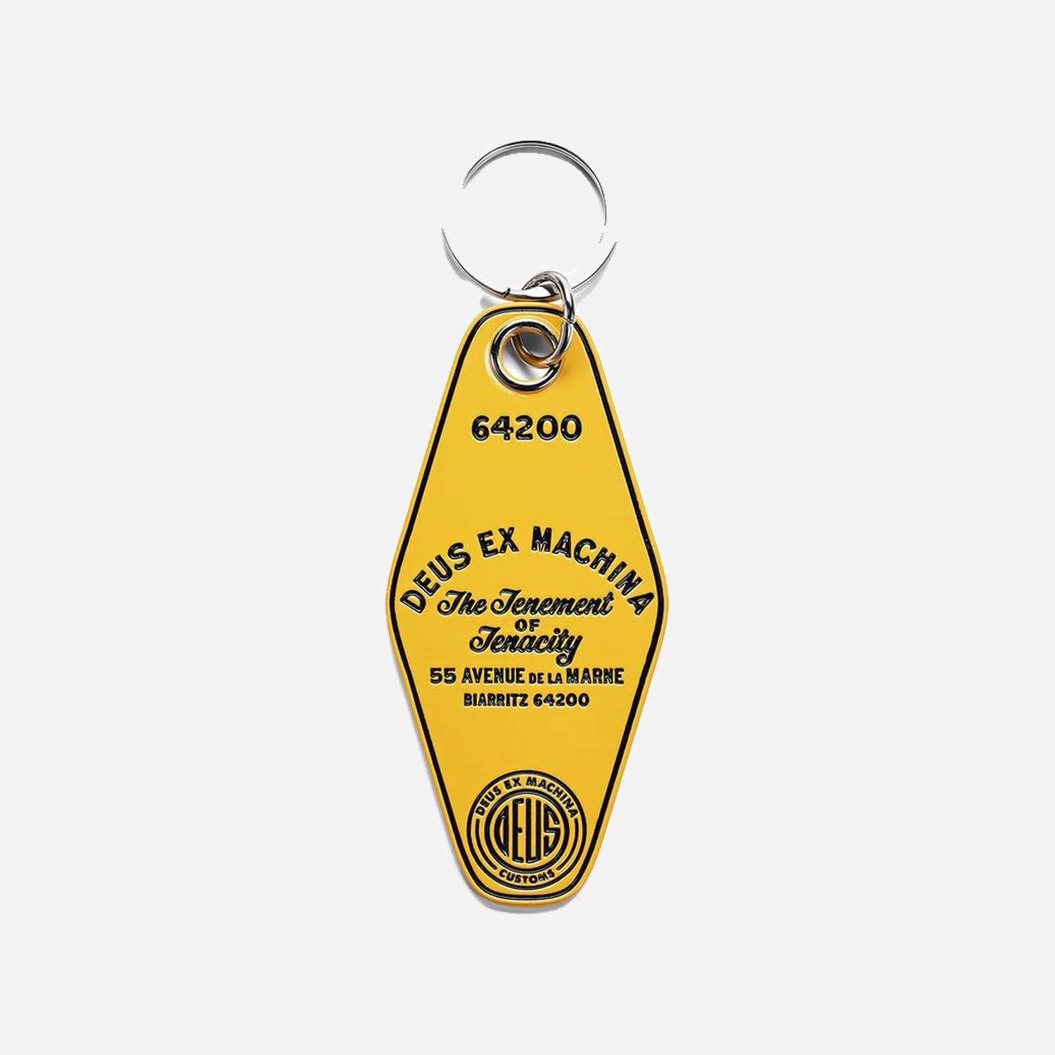 Deus Ex Machina Biarritz Key Tag - Radiant Yellow