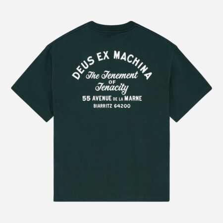 Deus Ex Machina Biarritz Sign Tee - Racing Green Deus Ex Machina Biarritz Sign Tee - Racing Green