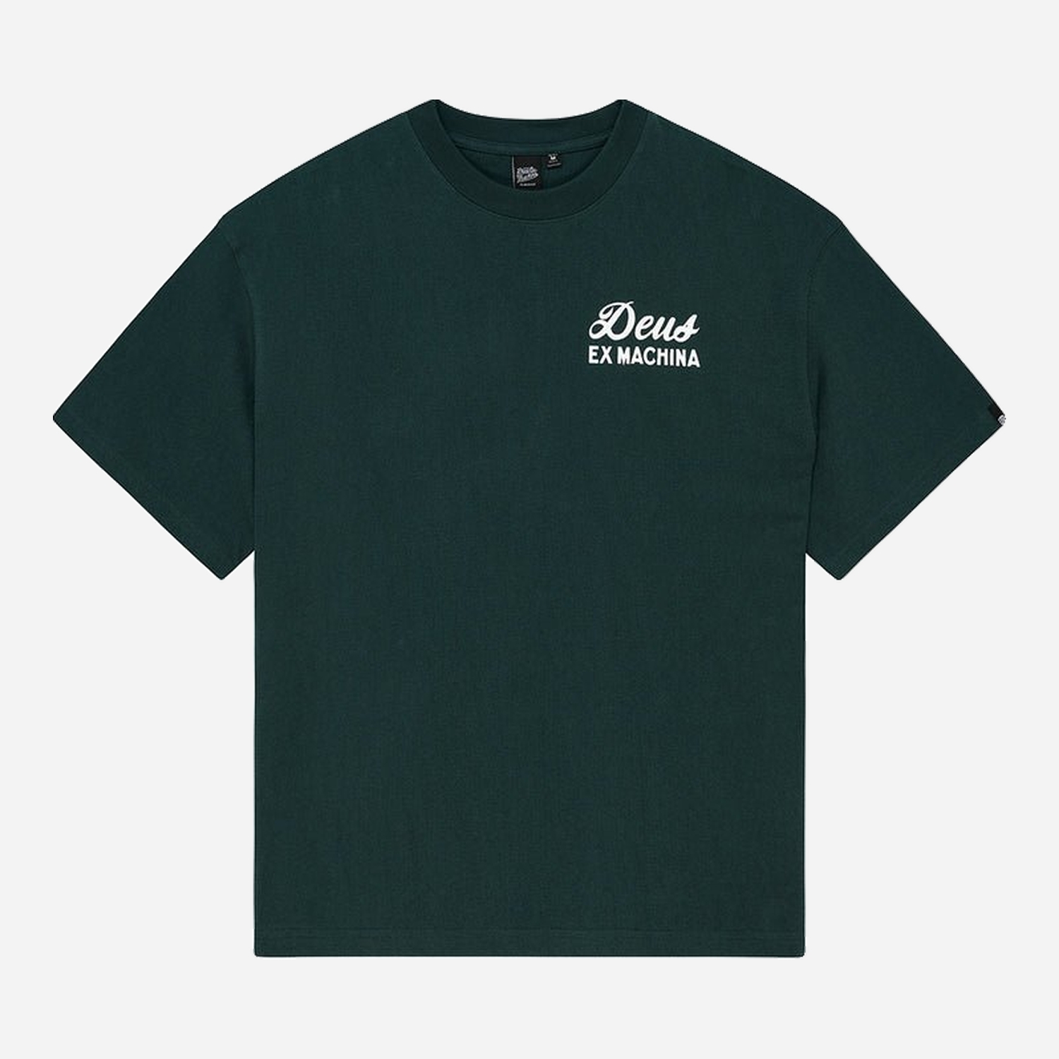 Deus Ex Machina Biarritz Sign Tee - Racing Green