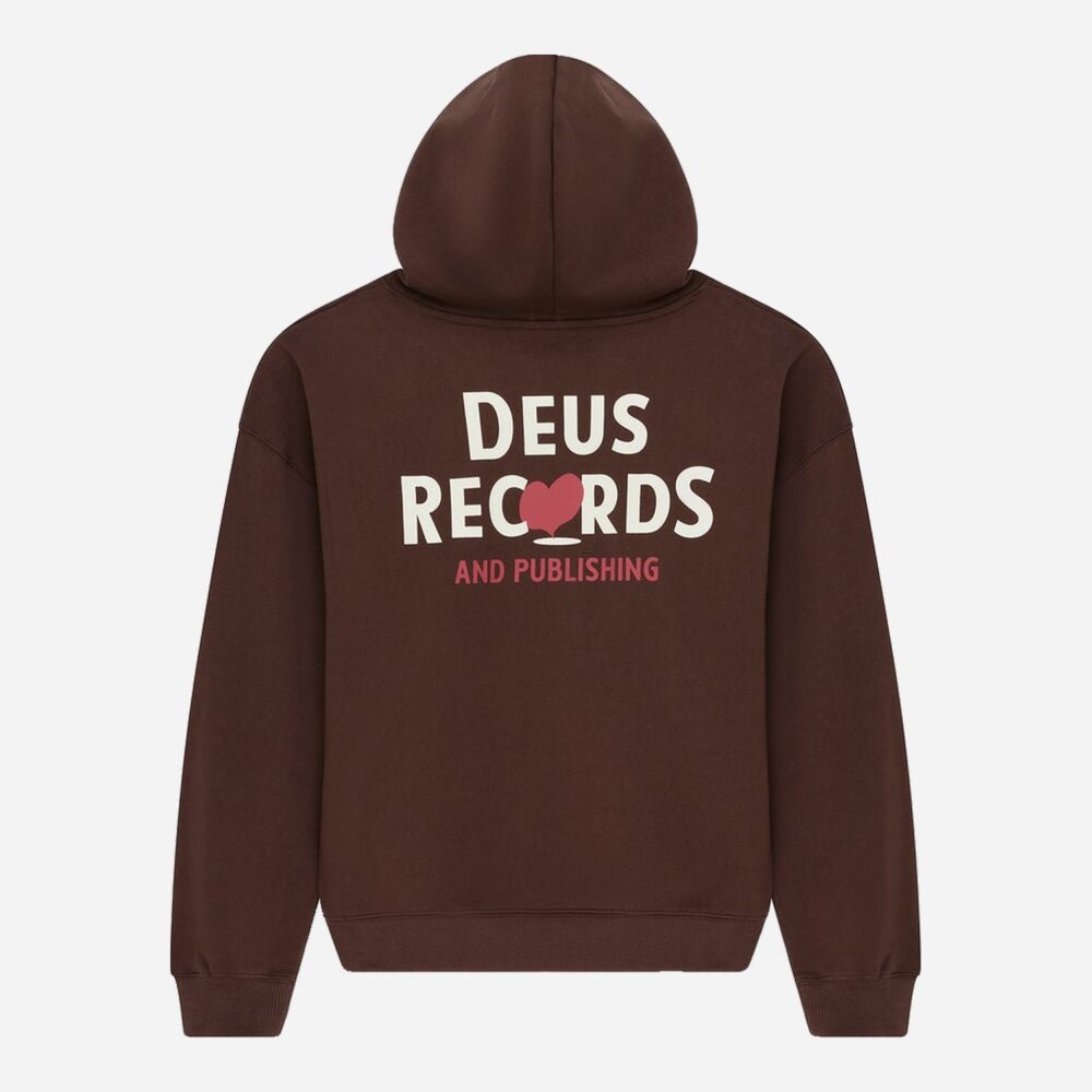 Deus Ex Machina Deep Cut Hoodie - Downtown Brown