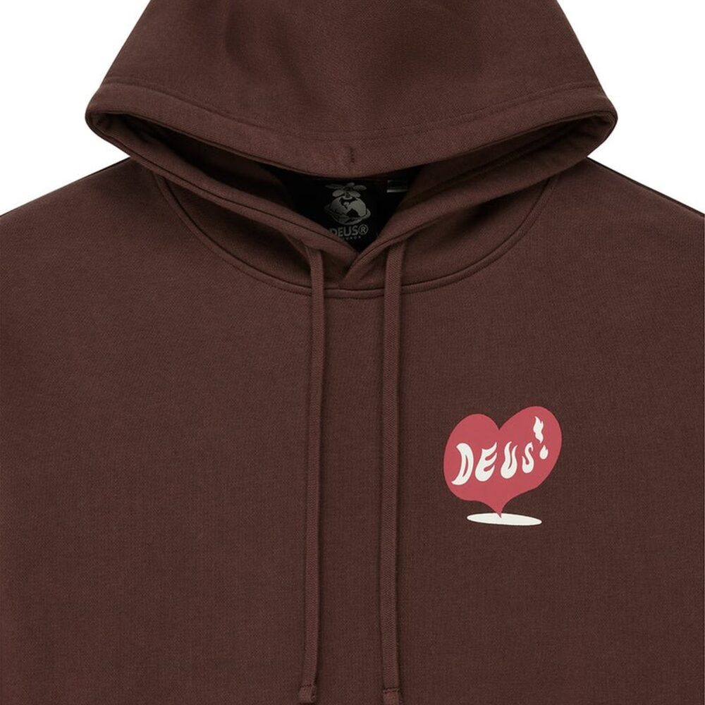 Deus Ex Machina Deep Cut Hoodie - Downtown Brown