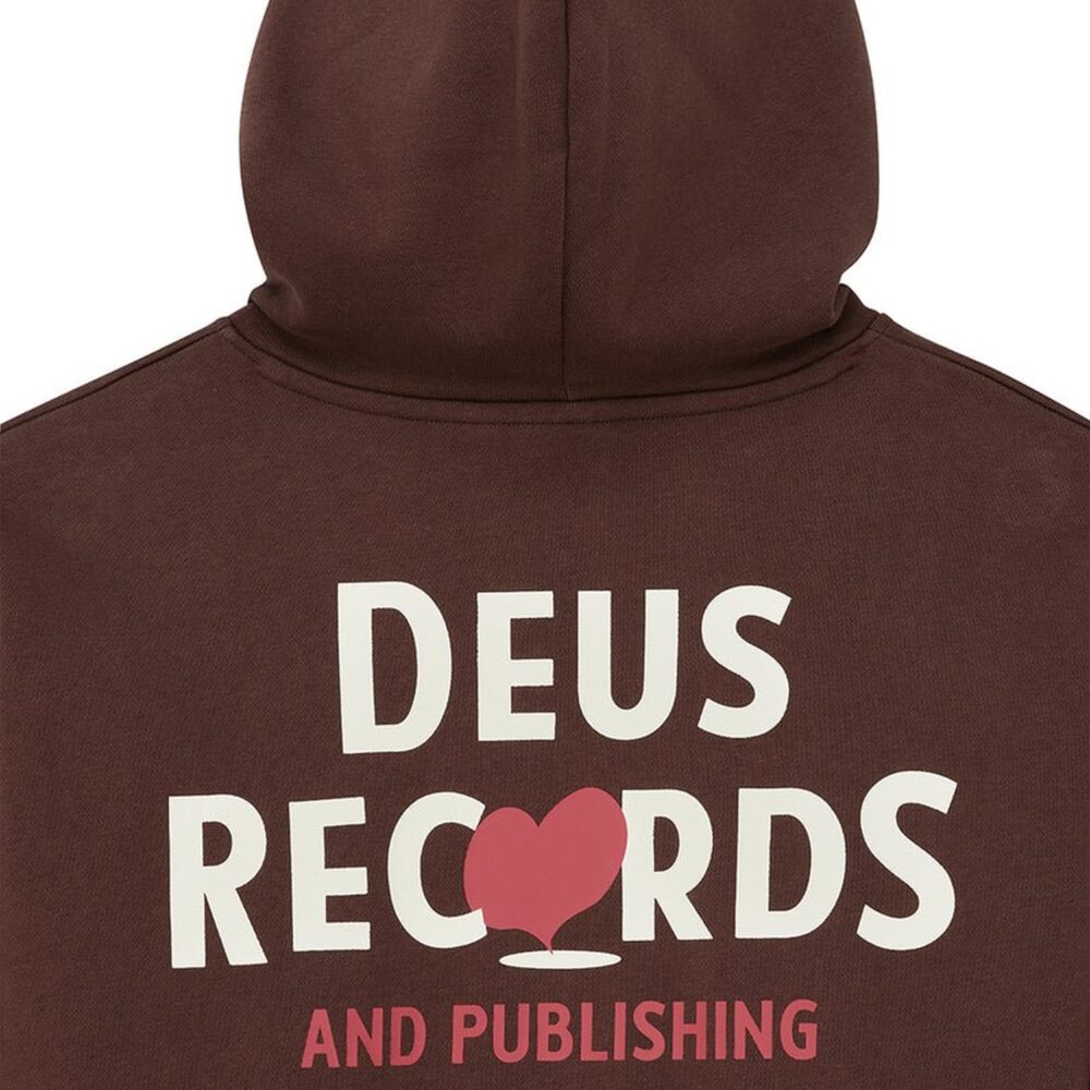 Deus Ex Machina Deep Cut Hoodie - Downtown Brown