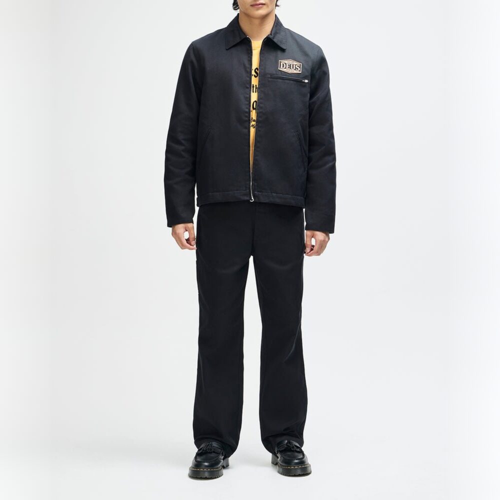 Deus Ex Machina Earls Work Jacket - Black Deus Ex Machina Earls Work Jacket - Black