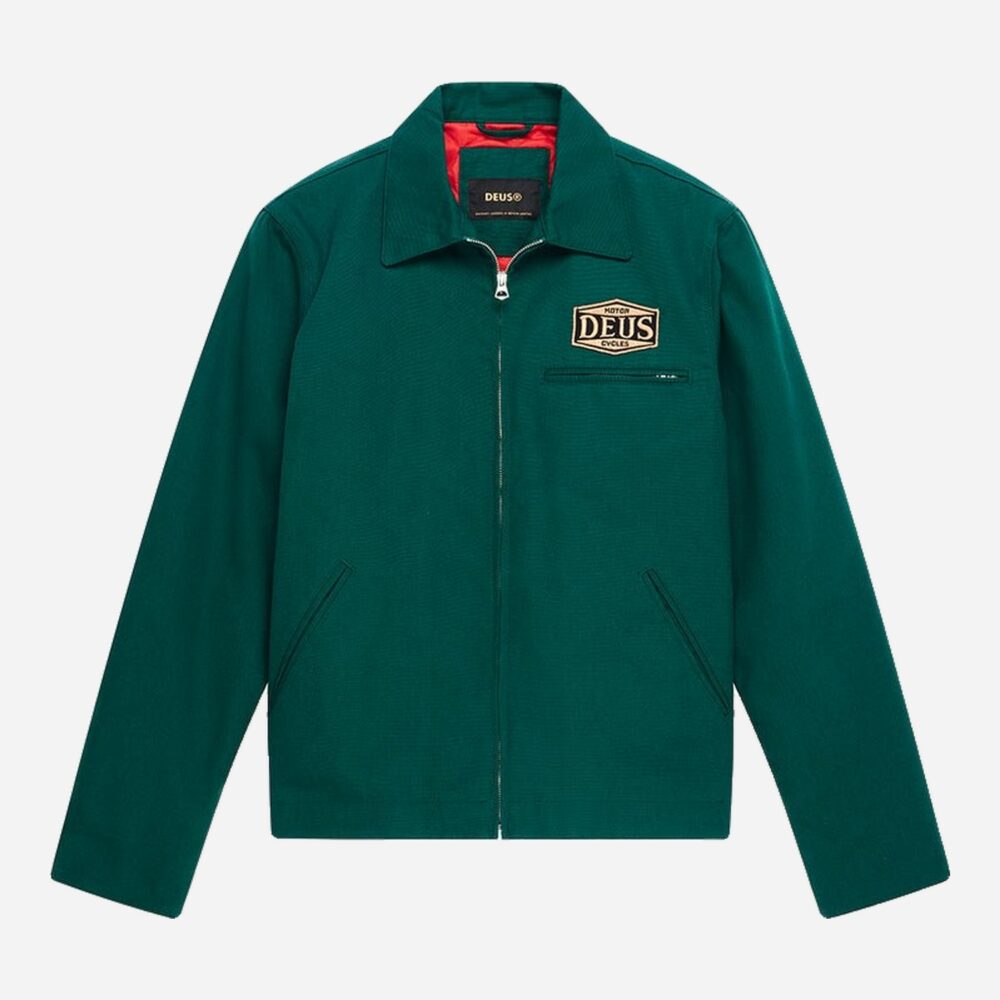 Deus Ex Machina Earls Work Jacket - Racing Green Deus Ex Machina Earls Work Jacket - Racing Green