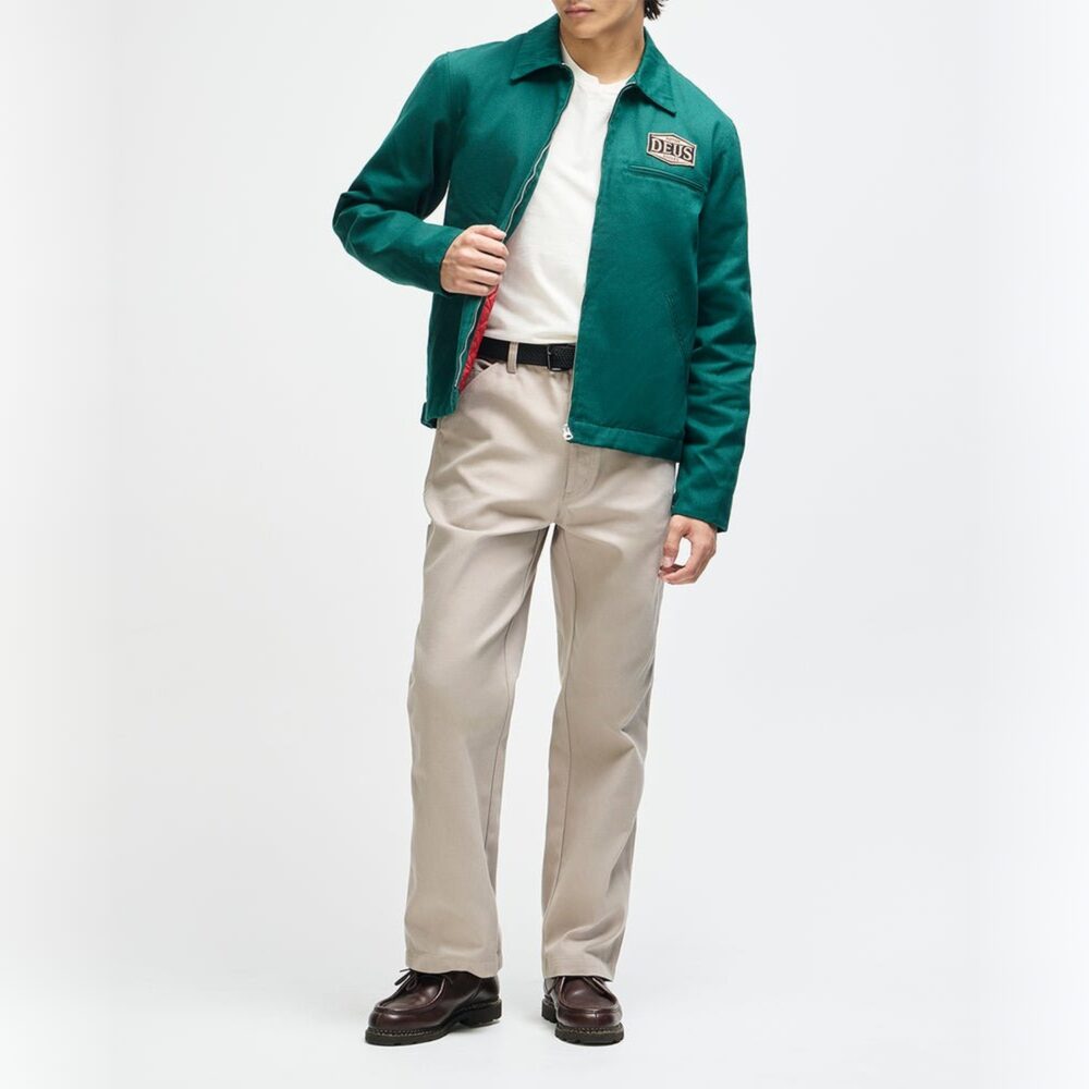 Deus Ex Machina Earls Work Jacket - Racing Green Deus Ex Machina Earls Work Jacket - Racing Green