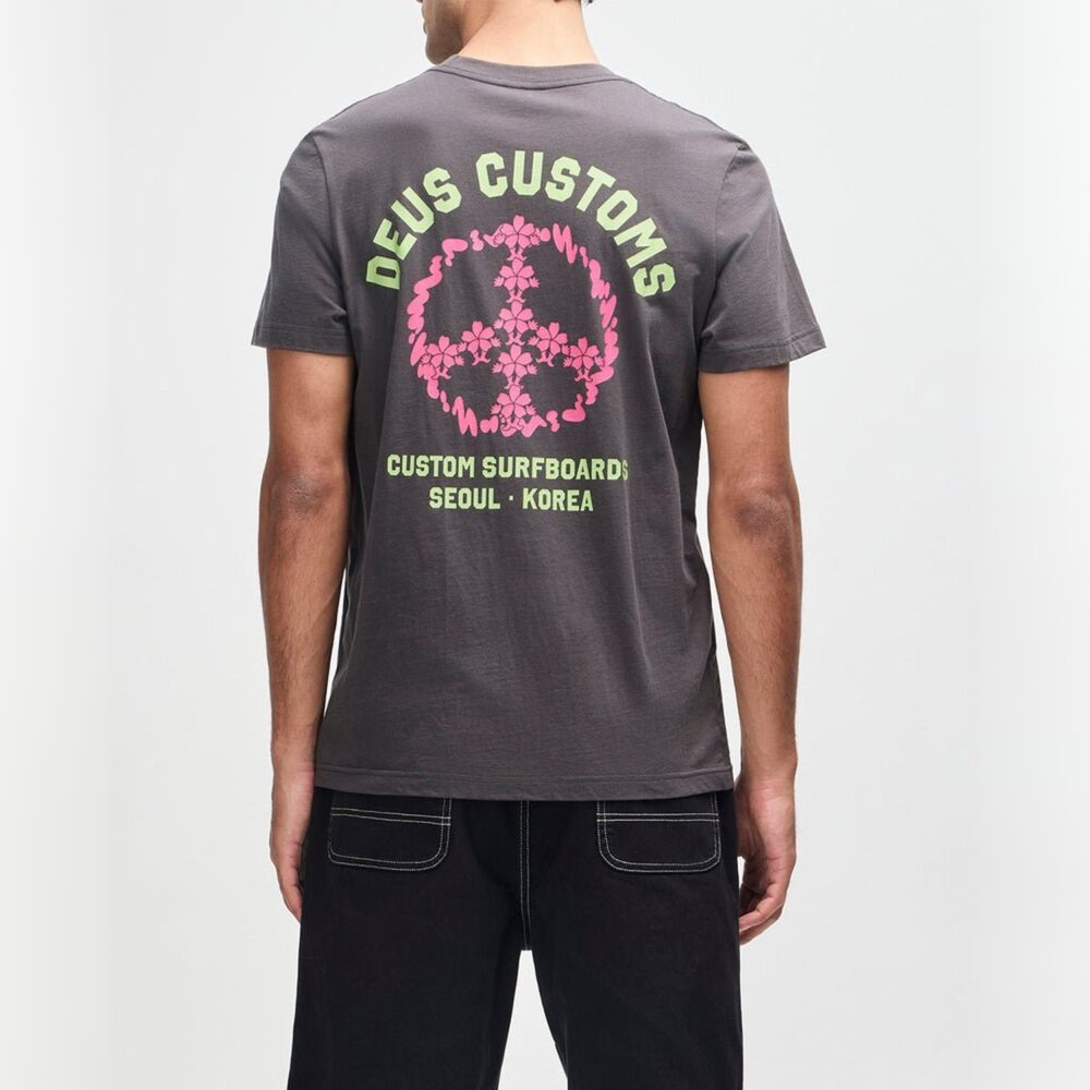 Deus Ex Machina Fancy Pansy Tee - Anthracite Deus Ex Machina Fancy Pansy Tee - Anthracite