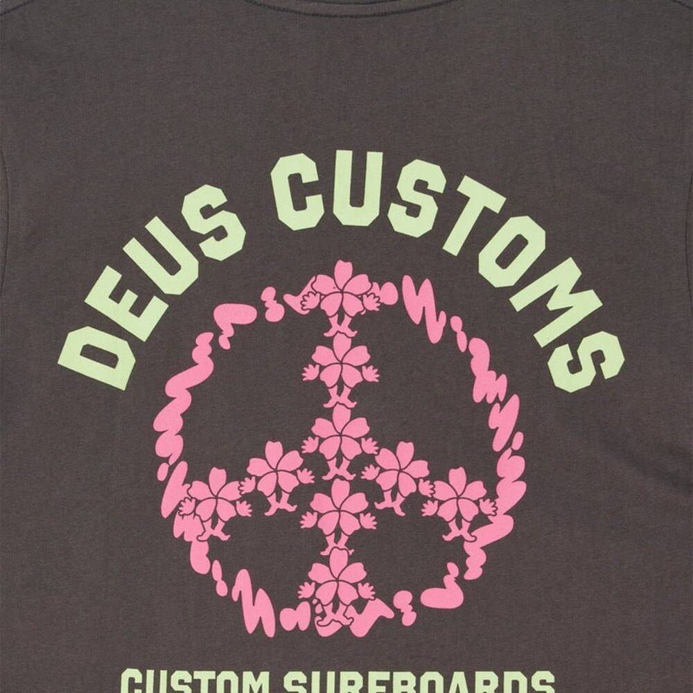 Deus Ex Machina Fancy Pansy Tee - Anthracite Deus Ex Machina Fancy Pansy Tee - Anthracite