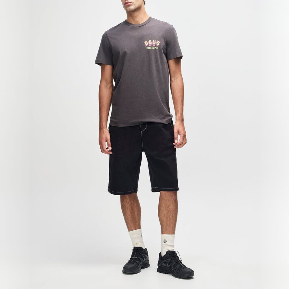 Deus Ex Machina Fancy Pansy Tee - Anthracite