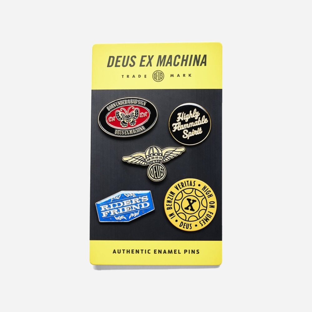 Deus Ex Machina Machina Pin Badge Set - Multi