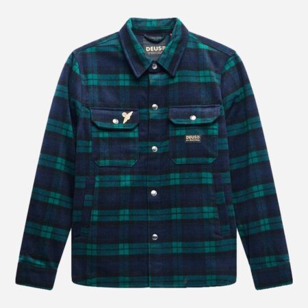 Deus Ex Machina Maxwell Check Shirt - Green Check