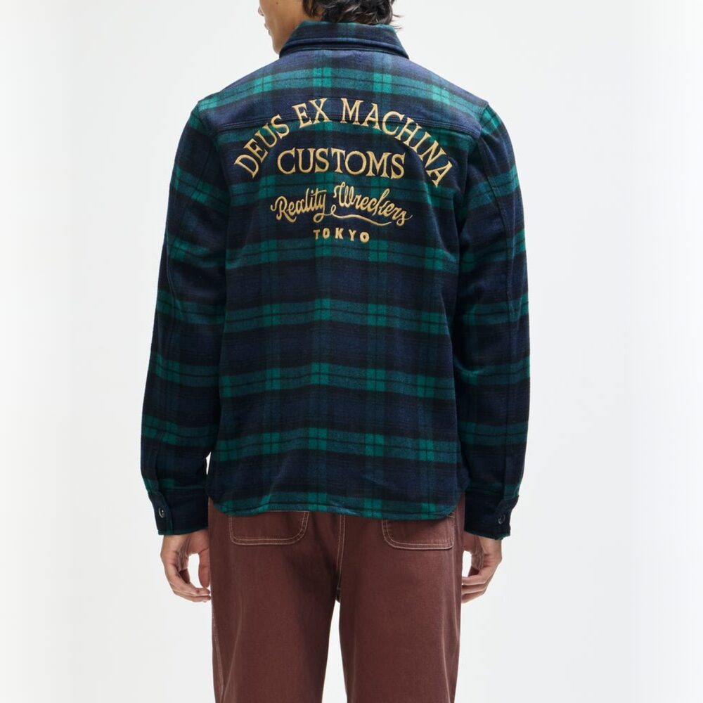 Deus Ex Machina Maxwell Check Shirt - Green Check Deus Ex Machina Maxwell Check Shirt - Green Check