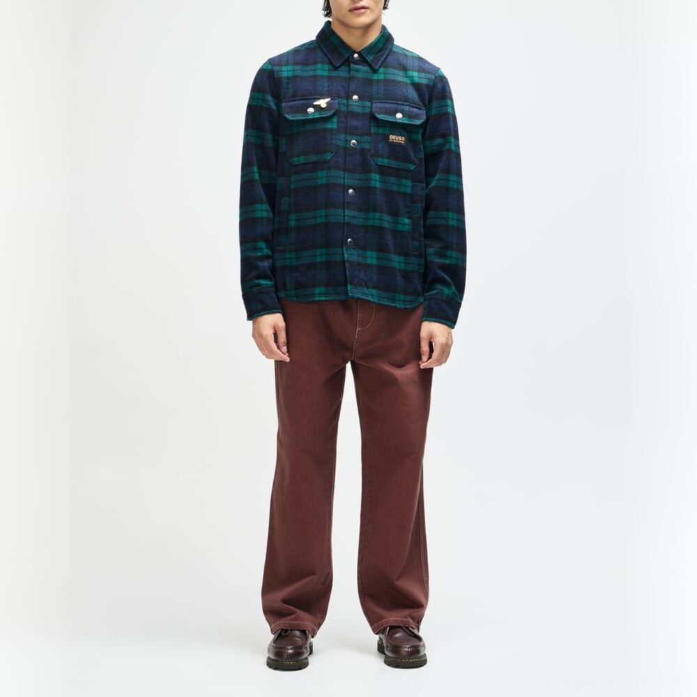 Deus Ex Machina Maxwell Check Shirt - Green Check Deus Ex Machina Maxwell Check Shirt - Green Check