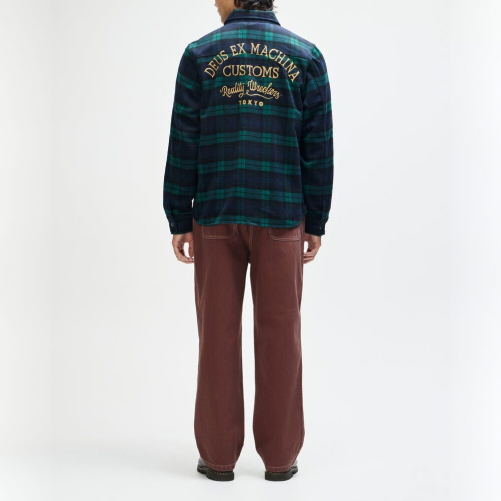 Deus Ex Machina Maxwell Check Shirt - Green Check Deus Ex Machina Maxwell Check Shirt - Green Check