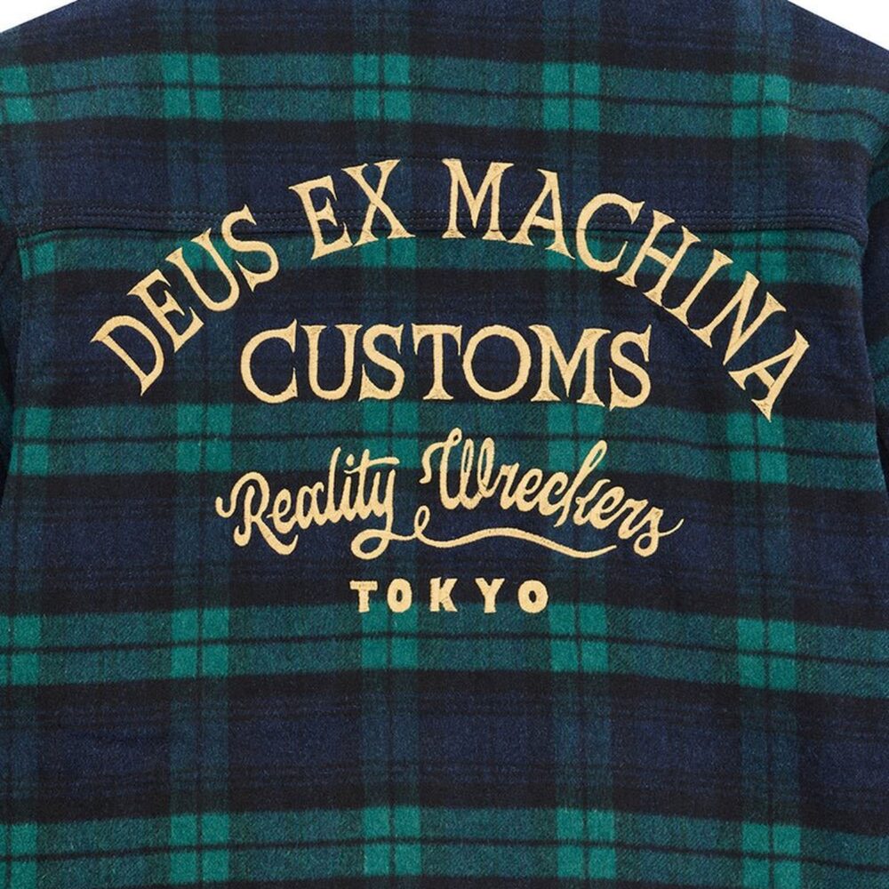 Deus Ex Machina Maxwell Check Shirt - Green Check Deus Ex Machina Maxwell Check Shirt - Green Check