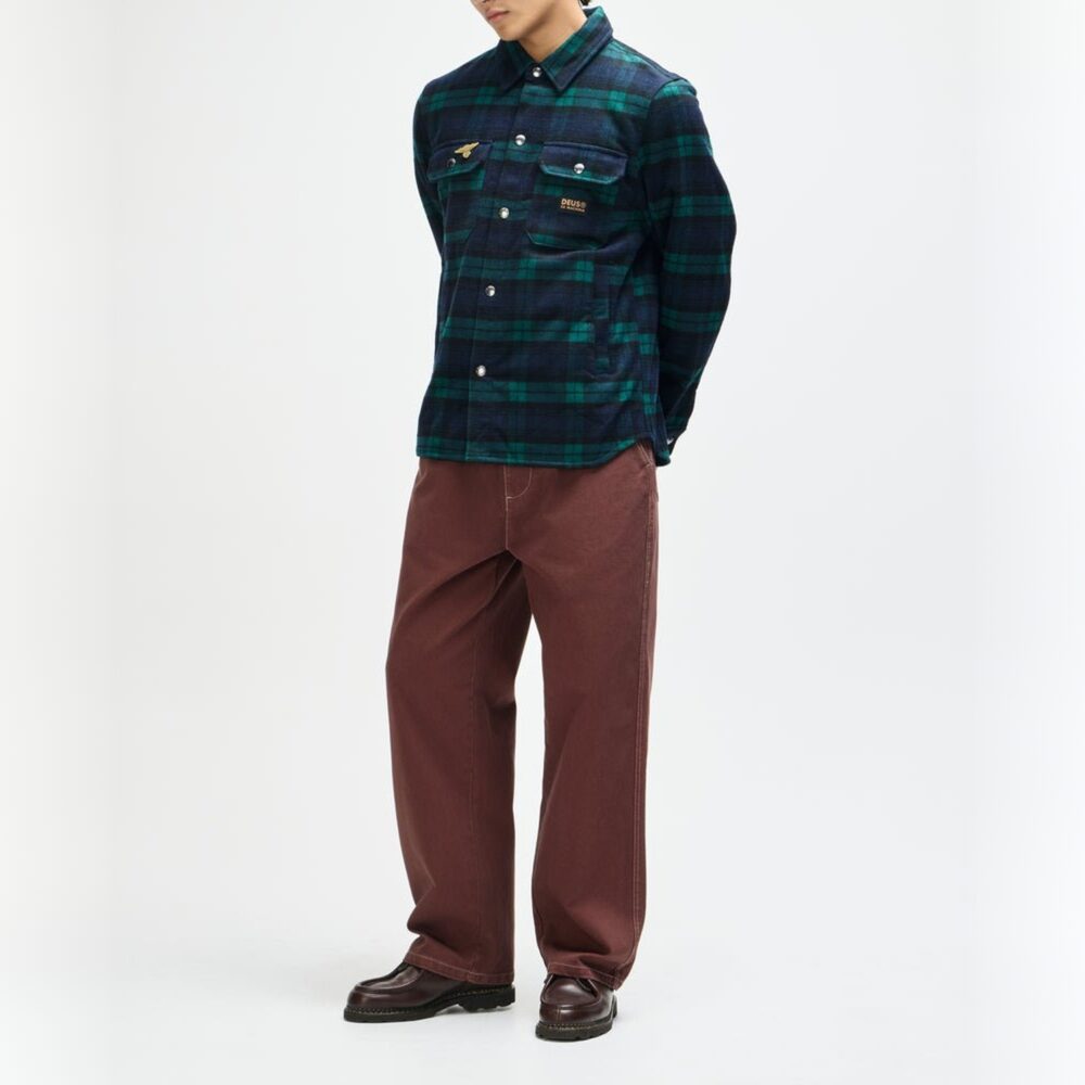 Deus Ex Machina Maxwell Check Shirt - Green Check Deus Ex Machina Maxwell Check Shirt - Green Check