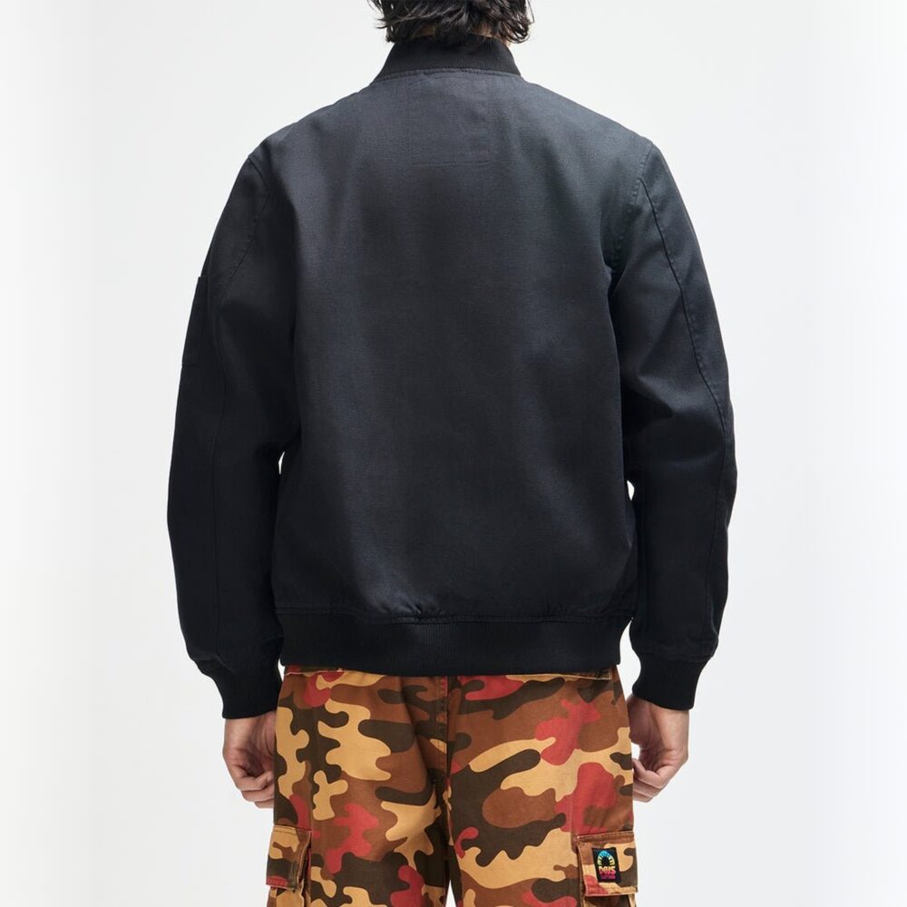 Deus Ex Machina Ryder Work Bomber Jacket - Black Deus Ex Machina Ryder Work Bomber Jacket - Black