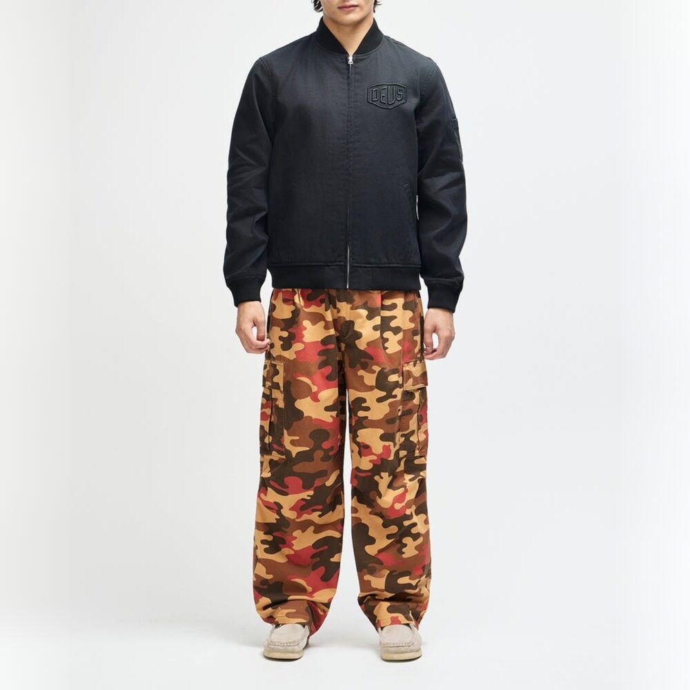 Deus Ex Machina Ryder Work Bomber Jacket - Black Deus Ex Machina Ryder Work Bomber Jacket - Black