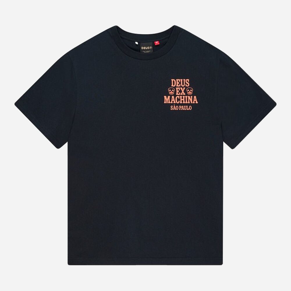Deus Ex Machina Sao Paulo Ceramic Tee - Black