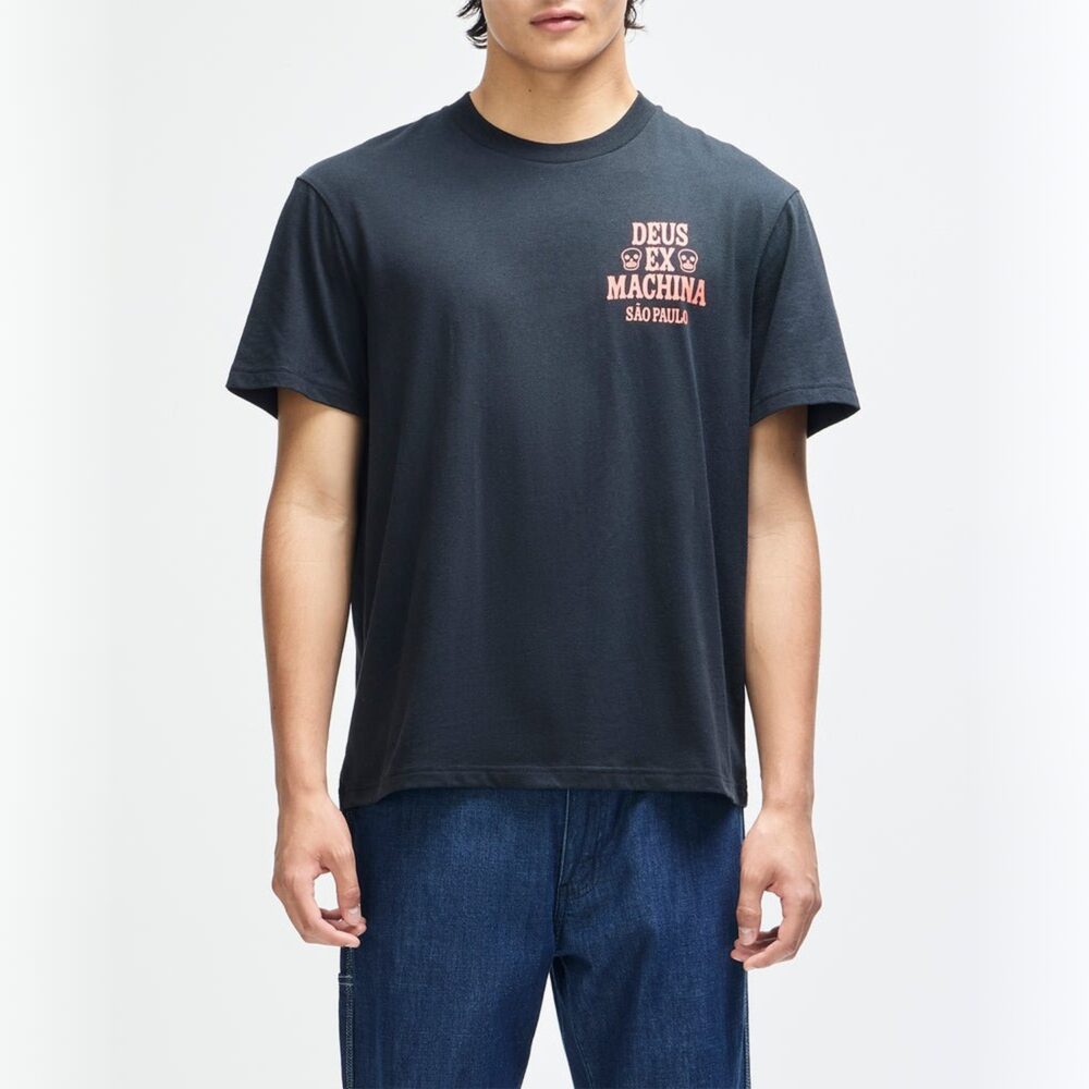 Deus Ex Machina Sao Paulo Ceramic Tee - Black