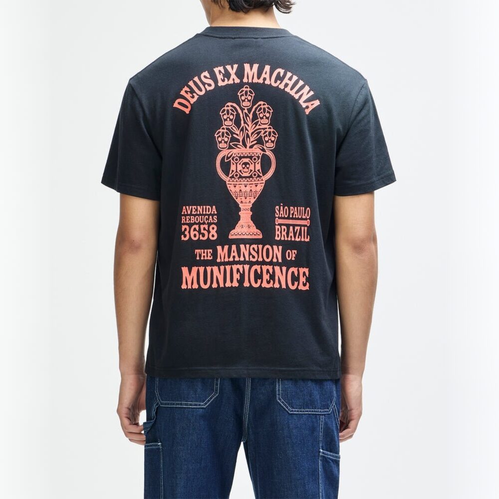 Deus Ex Machina Sao Paulo Ceramic Tee - Black