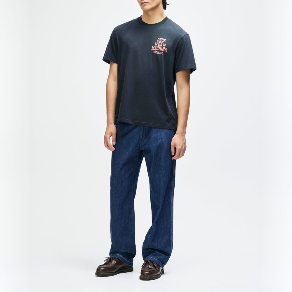 Deus Ex Machina Sao Paulo Ceramic Tee - Black