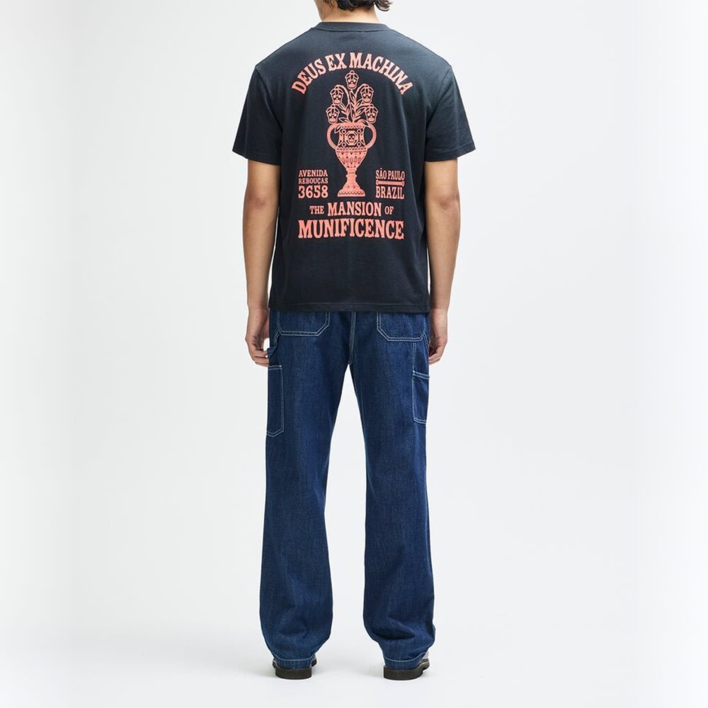 Deus Ex Machina Sao Paulo Ceramic Tee - Black