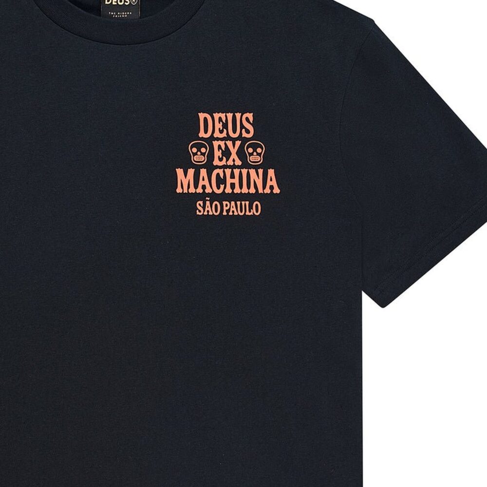 Deus Ex Machina Sao Paulo Ceramic Tee - Black