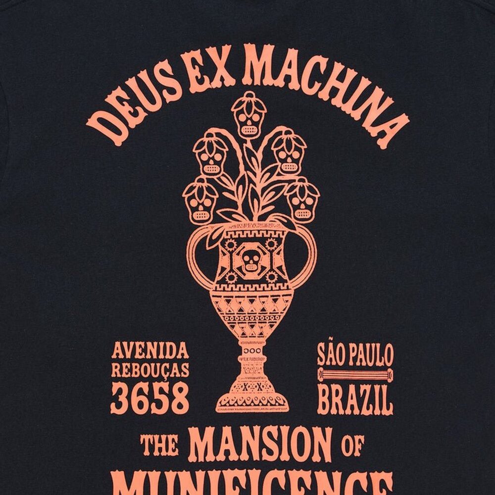 Deus Ex Machina Sao Paulo Ceramic Tee - Black