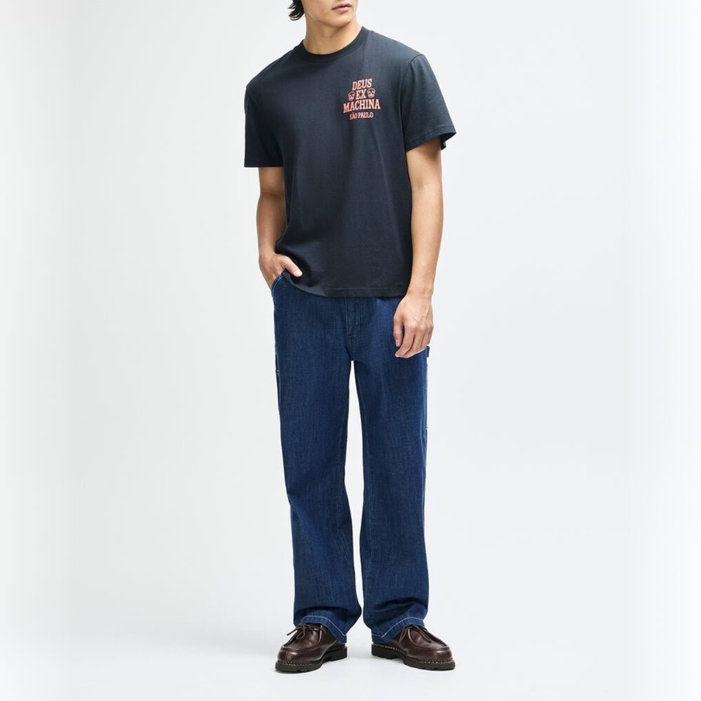 Deus Ex Machina Sao Paulo Ceramic Tee - Black