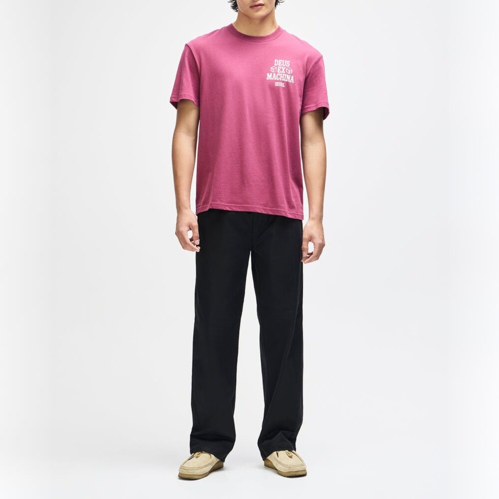 Deus Ex Machina Seoul Ceramic Tee - Burgundy Deus Ex Machina Seoul Ceramic Tee - Burgundy