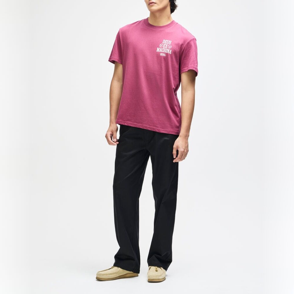 Deus Ex Machina Seoul Ceramic Tee - Burgundy Deus Ex Machina Seoul Ceramic Tee - Burgundy