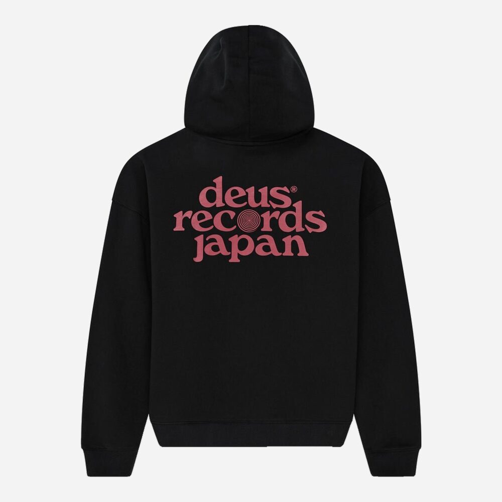 Deus Ex Machina Strata Zip Hoodie - Black