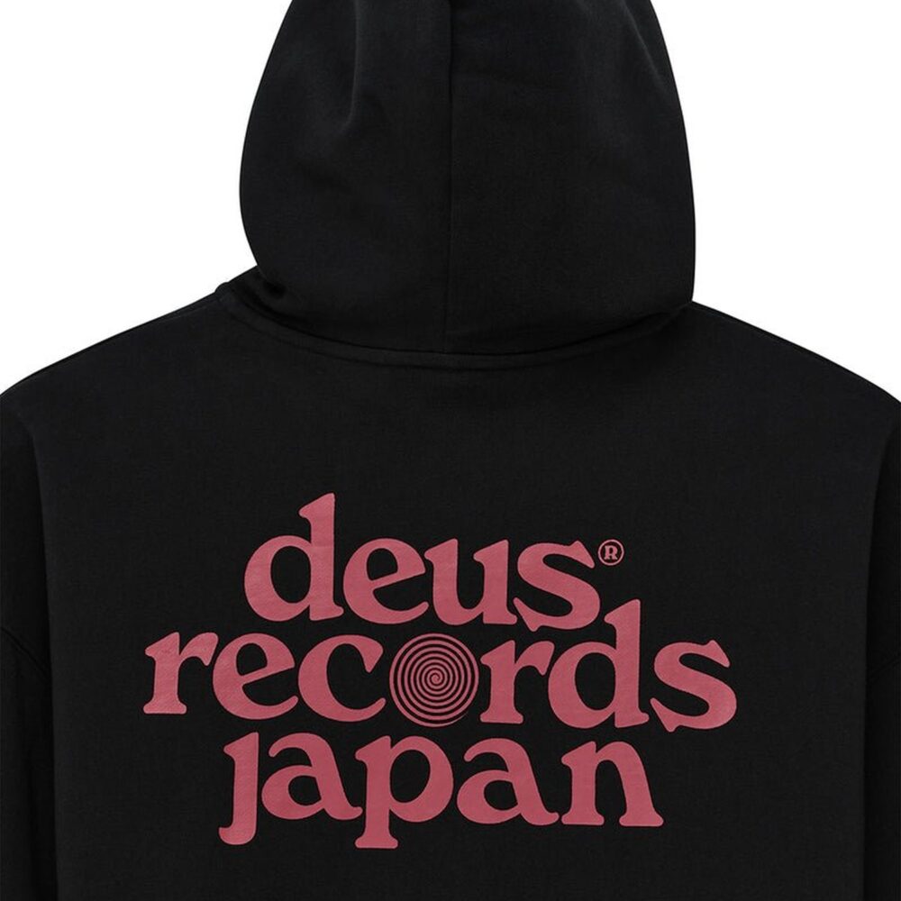 Deus Ex Machina Strata Zip Hoodie - Black