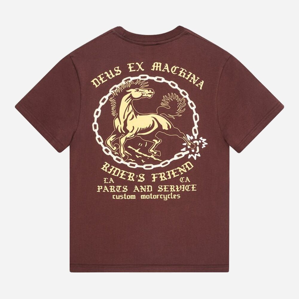 Deus Ex Machina Unchained Tee - Brown Deus Ex Machina Unchained Tee - Brown
