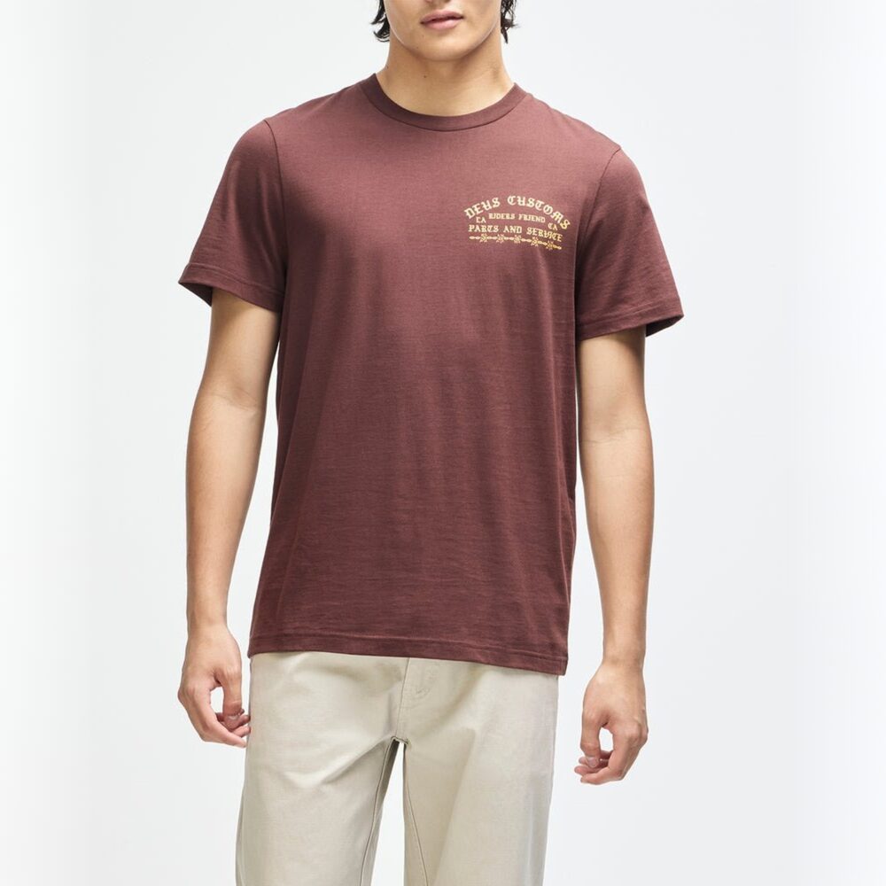 Deus Ex Machina Unchained Tee - Brown Deus Ex Machina Unchained Tee - Brown