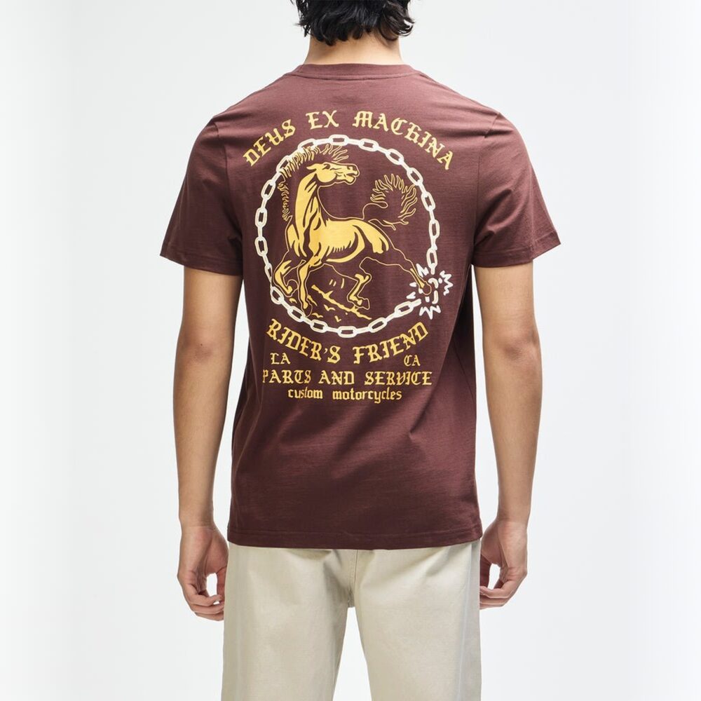 Deus Ex Machina Unchained Tee - Brown Deus Ex Machina Unchained Tee - Brown