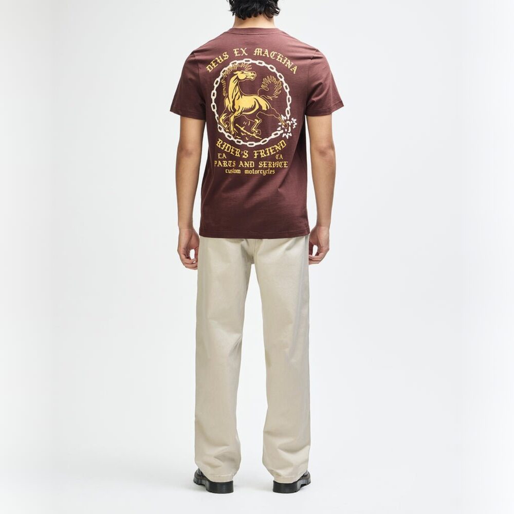 Deus Ex Machina Unchained Tee - Brown Deus Ex Machina Unchained Tee - Brown