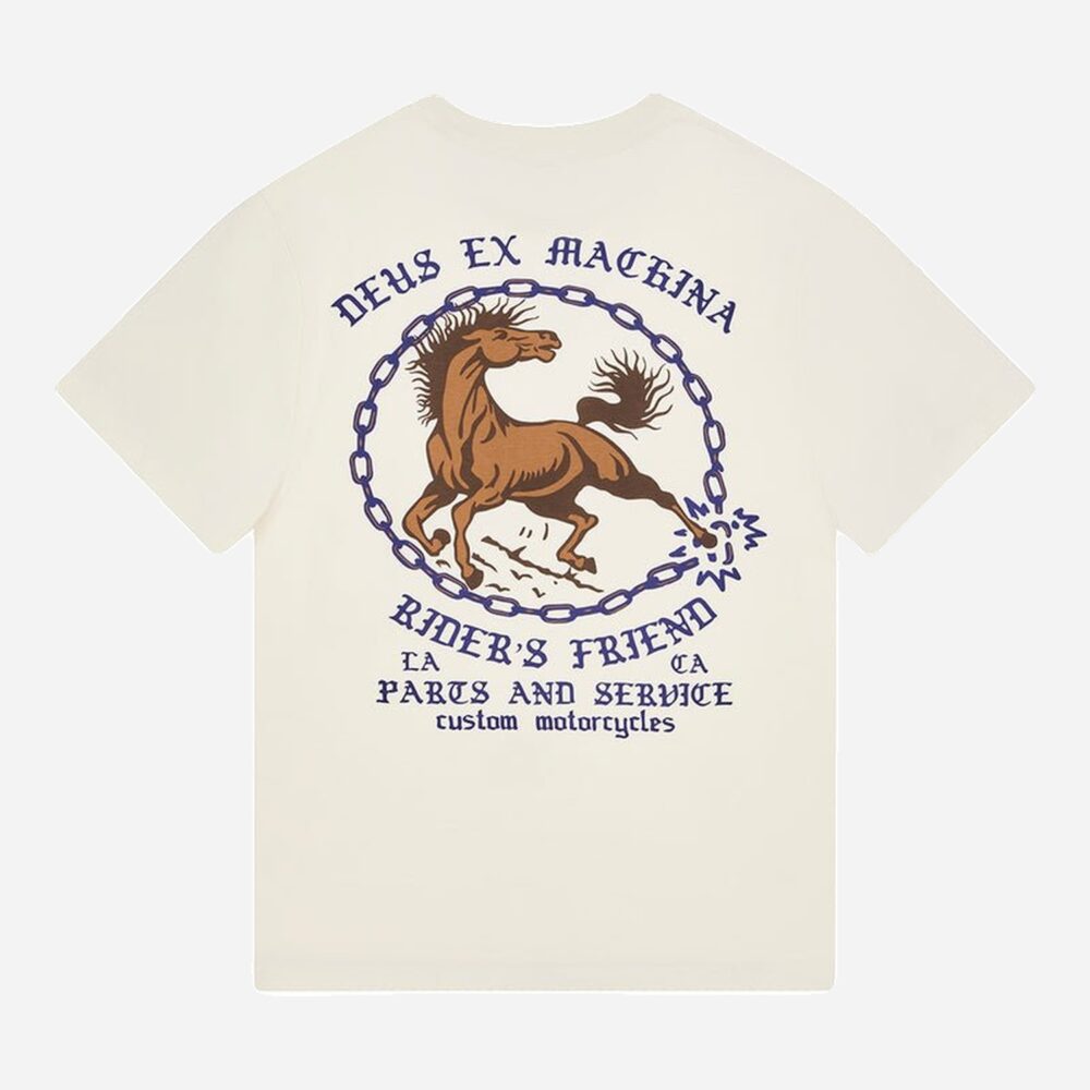 Deus Ex Machina Unchained Tee - Vintage White Deus Ex Machina Unchained Tee - Vintage White