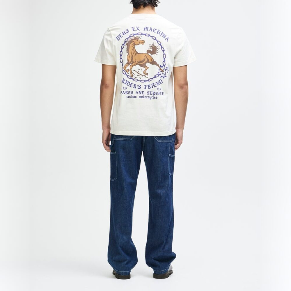 Deus Ex Machina Unchained Tee - Vintage White Deus Ex Machina Unchained Tee - Vintage White