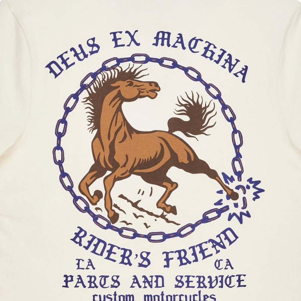 Deus Ex Machina Unchained Tee - Vintage White Deus Ex Machina Unchained Tee - Vintage White