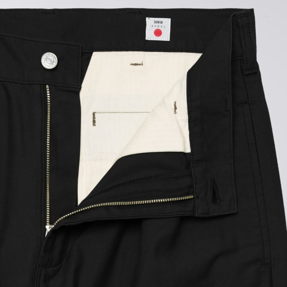 Edwin 2 Tuck Pant - Black