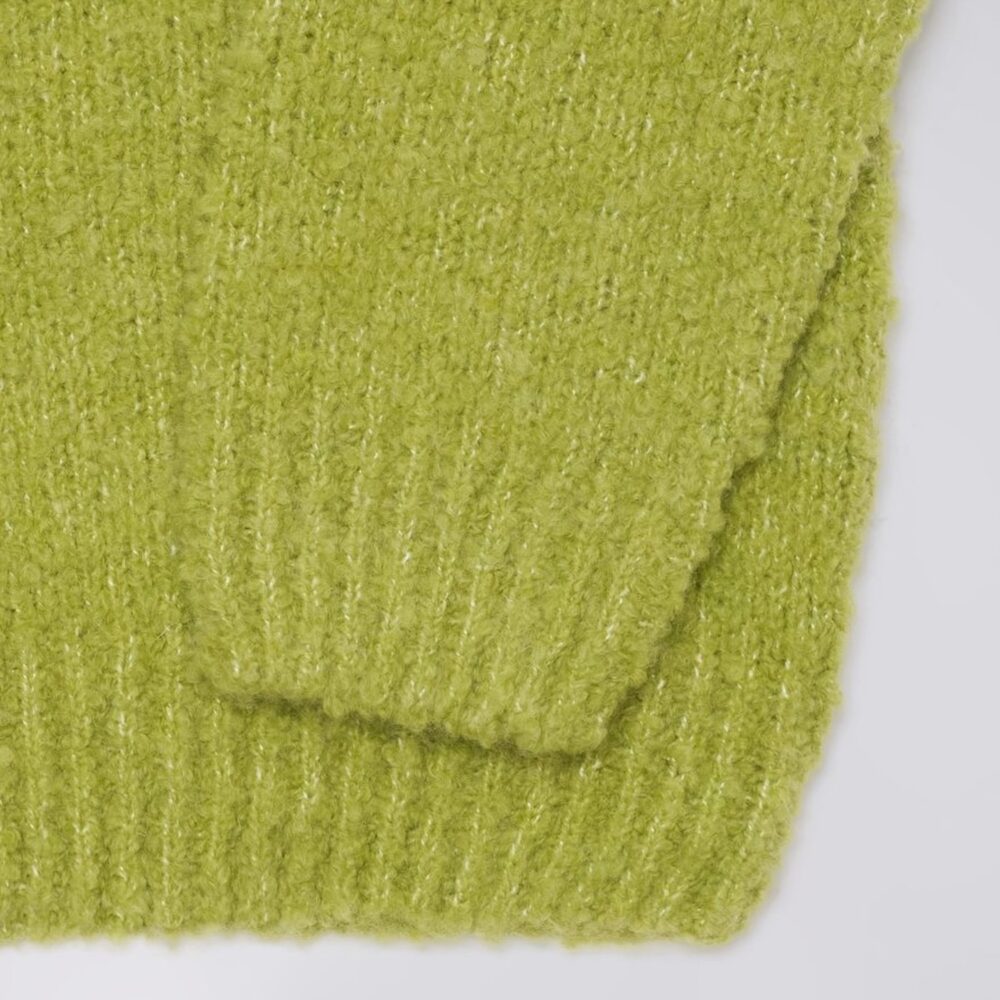 Edwin Dun Textured Knitted Sweater - Sweet Pea Edwin Dun Textured Knitted Sweater - Sweet Pea